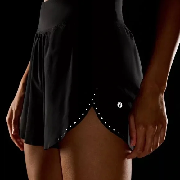 Lululemon Fast & Free Reflective High-Rise Classic Fit Shorts - Picture 2 of 3